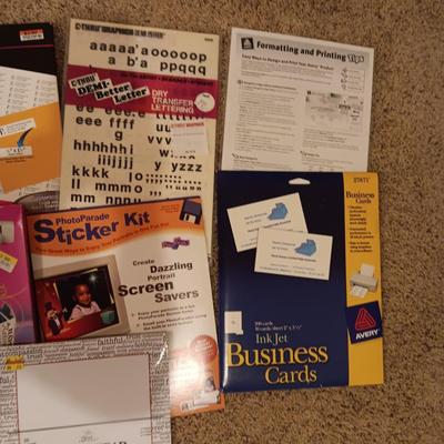LABELS, IRON ON TRANSFERS, STATIONARY AND MORE