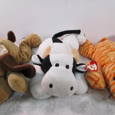 5 Ty stuffed animals