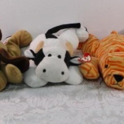 5 Ty stuffed animals