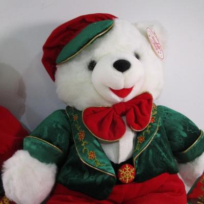New with tags Boy & Girl Christmas bears
