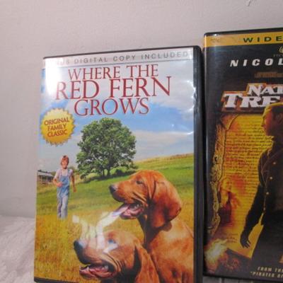 6 DVDs, Rated G to PG13