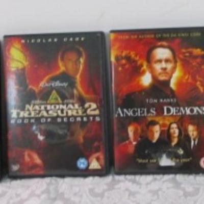6 DVDs, Rated G to PG13