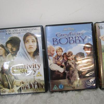 6 DVDs, Rated G to PG13