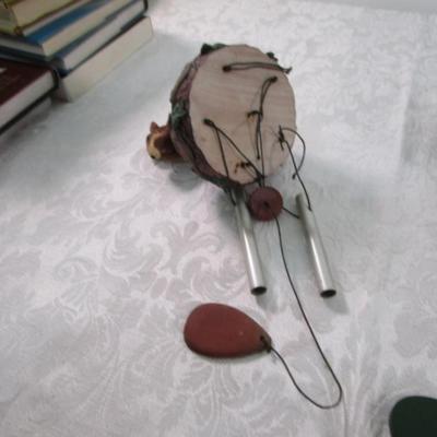 3 Wind chimes, 2 hanging decorations