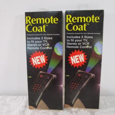 New 2pks of 3 each Remote Coat, protective covers for remote controls