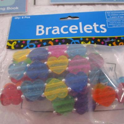  Confetti, Valentine mail box, 2 canisters, coloring books, etc.