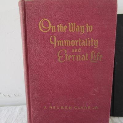 6 Religious books (1 is a book of religious pictures)