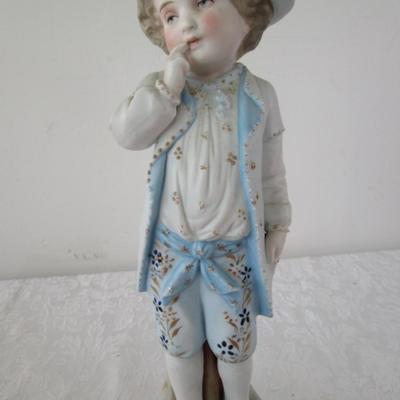 Pair of Antique German Bisque porcelain figurines