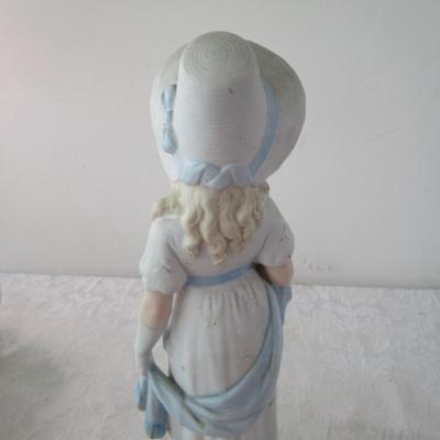 Pair of Antique German Bisque porcelain figurines