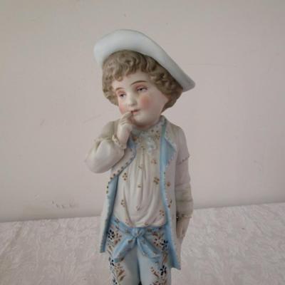 Pair of Antique German Bisque porcelain figurines