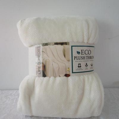 New in pkg, Eco Plush Throw 60" x 70"