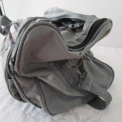 Hercules ZD Day bag, gray & yellow Henrie's Dry Cleaners bag