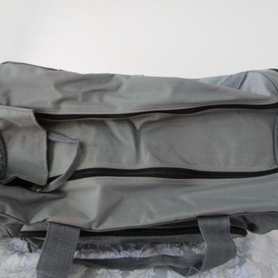 Hercules ZD Day bag, gray & yellow Henrie's Dry Cleaners bag