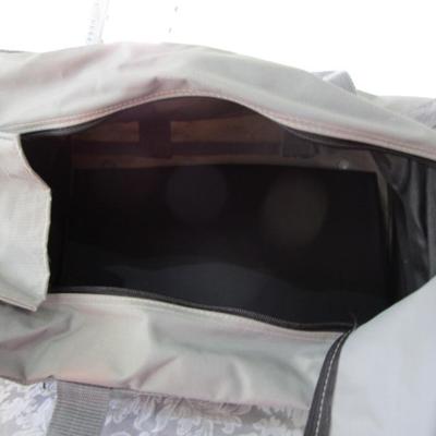 Hercules ZD Day bag, gray & yellow Henrie's Dry Cleaners bag