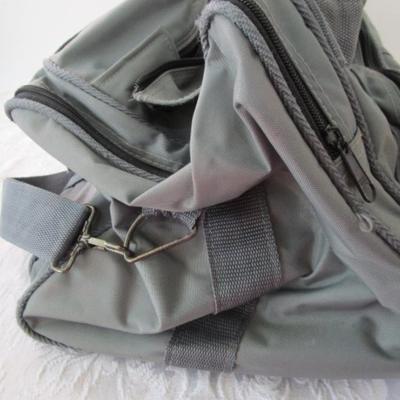 Hercules ZD Day bag, gray & yellow Henrie's Dry Cleaners bag