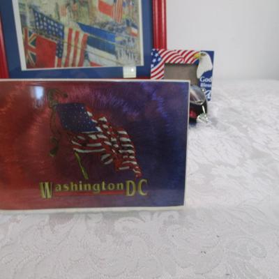 Misc. patriotic items, & books on Hindenburg & US Constitution