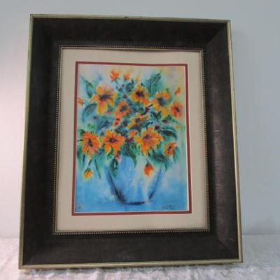"A Late Afternoon Walk" #48 of 350 Fine Art Giclee, framed