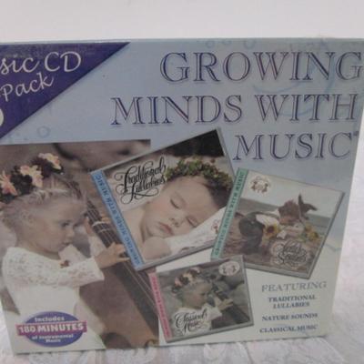 New in package musical CD 3-pack "Growing Minds with Music"