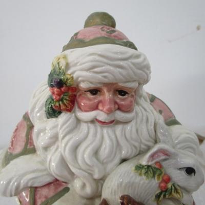 Fitz & Floyd Father Christmas Cookie Jar