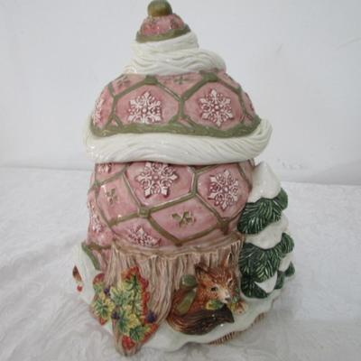 Fitz & Floyd Father Christmas Cookie Jar