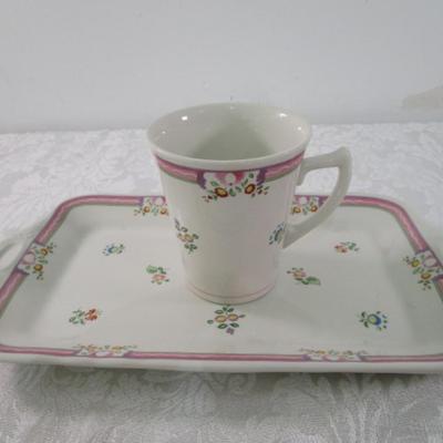 Laura Ashley small tray & matching cup