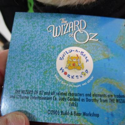 New with tags Build-A Bear Wicked Witch of the West Bear & Toto in a basket