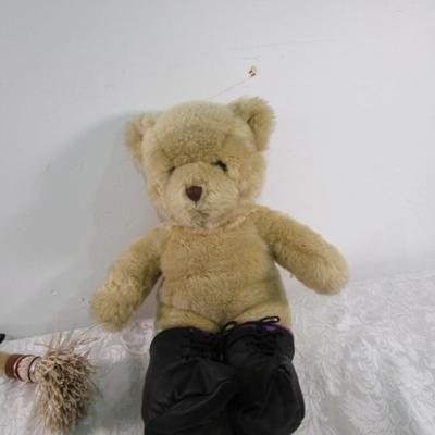 New with tags Build-A Bear Wicked Witch of the West Bear & Toto in a basket