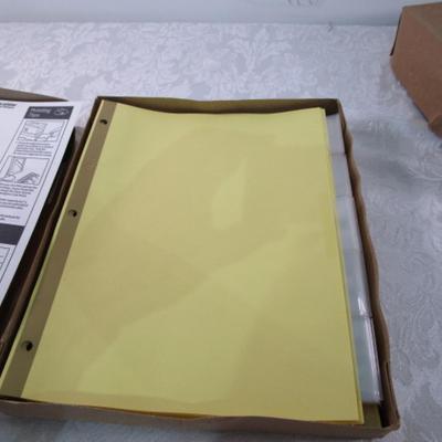 1 new box of 24 sets of Avery 5-tab dividers