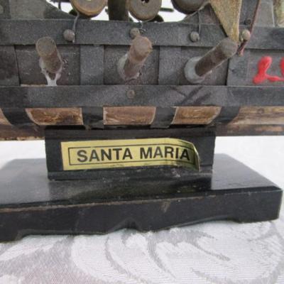 1 Santa Maria Sailing ship 