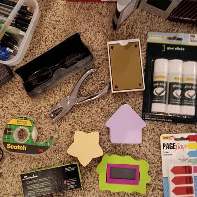 A VARIETY OF OFFICE SUPPLIES