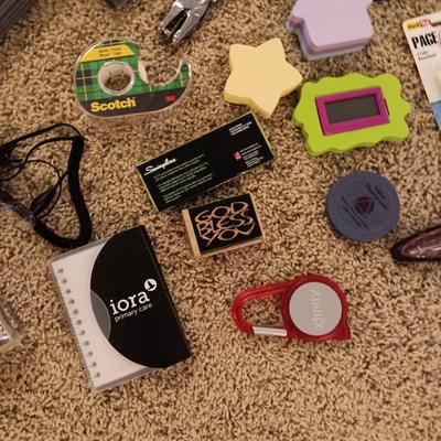 A VARIETY OF OFFICE SUPPLIES