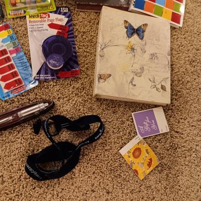 A VARIETY OF OFFICE SUPPLIES