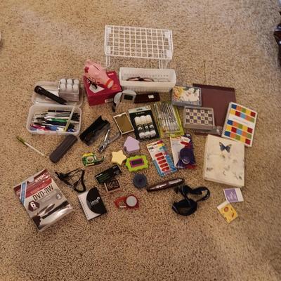 A VARIETY OF OFFICE SUPPLIES