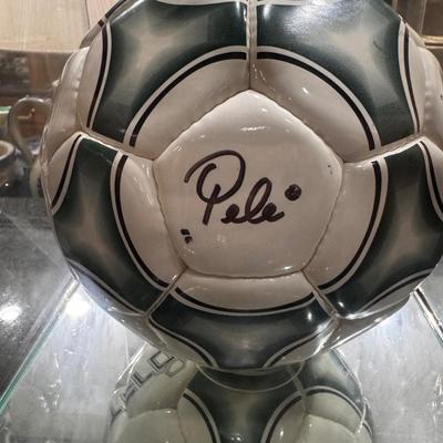 Autographed Pele Soccer Ball w/COA