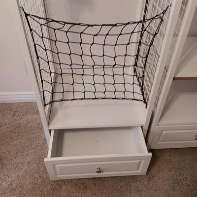 2 PIECE ORGANIZERS WITH DRAWER