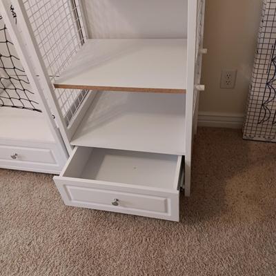 2 PIECE ORGANIZERS WITH DRAWER