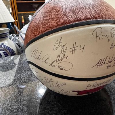 Arkansas Razorbacks Autographed Basketball