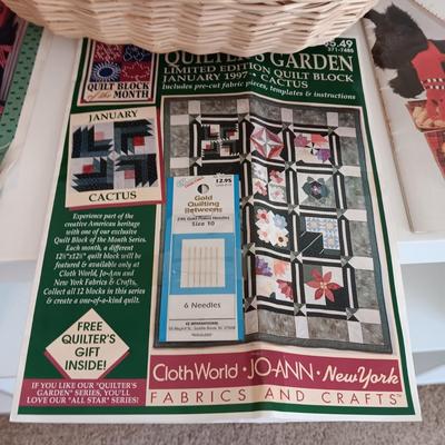AN ASSORTMENT OF SEWING PATTERNS AND INSTRUCTION BOOKS