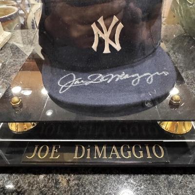Joe DiMaggio Autographed Hat