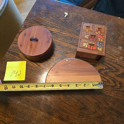 Wooden Trinket boxes