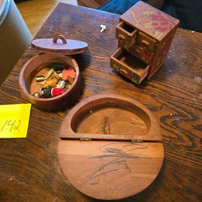 Wooden Trinket boxes
