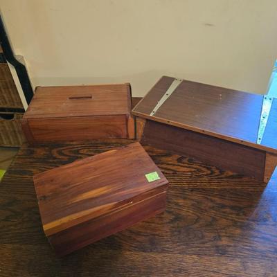 Wooden boxes