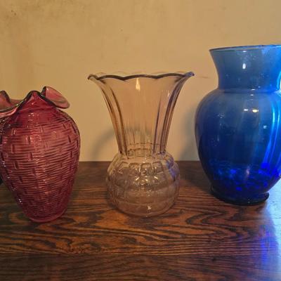Patriotic vase lot