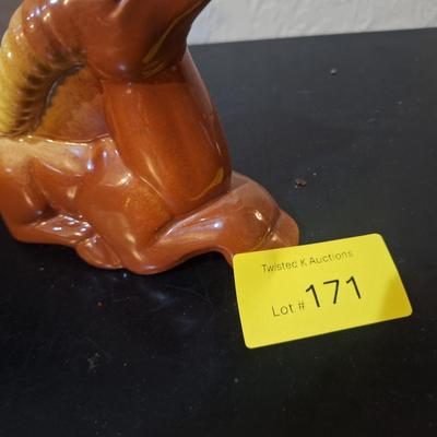 Sale Photo Thumbnail #465: there seems to be disagreement if this is a gazelle or antelope.  If you google it you'll find these refered to as all kinds of animals even a Ram which is is not.  So...we're just calling it an animal.