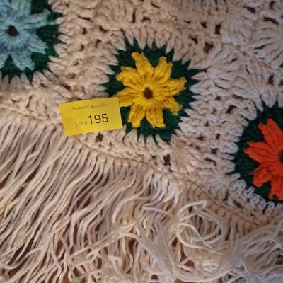 Sale Photo Thumbnail #538: Large crocheted Afghan