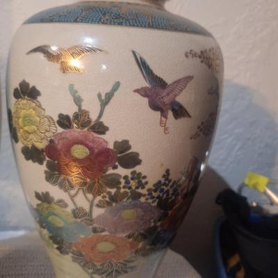 Sale Photo Thumbnail #629: Period unknown but it is believed to be antique, these vases are a little heavier than typical vases