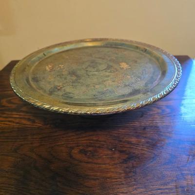 Silver plated pedestal