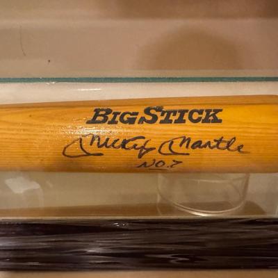 Mickey Mantle Autographed Bat