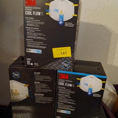Sale Photo Thumbnail #663: 3 boxes of  N 95 masks