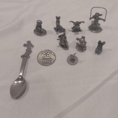Collection of Figurines- Mostly Schmid Pewter- Disney and Other Designs